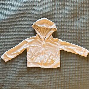 Cat & Jack Light Cream Zip-Up Hoodie